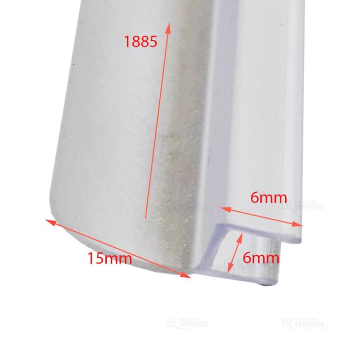 Joint mono lèvre pour porte de douche