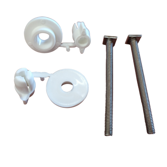 Kit de fixation pour abattant WC