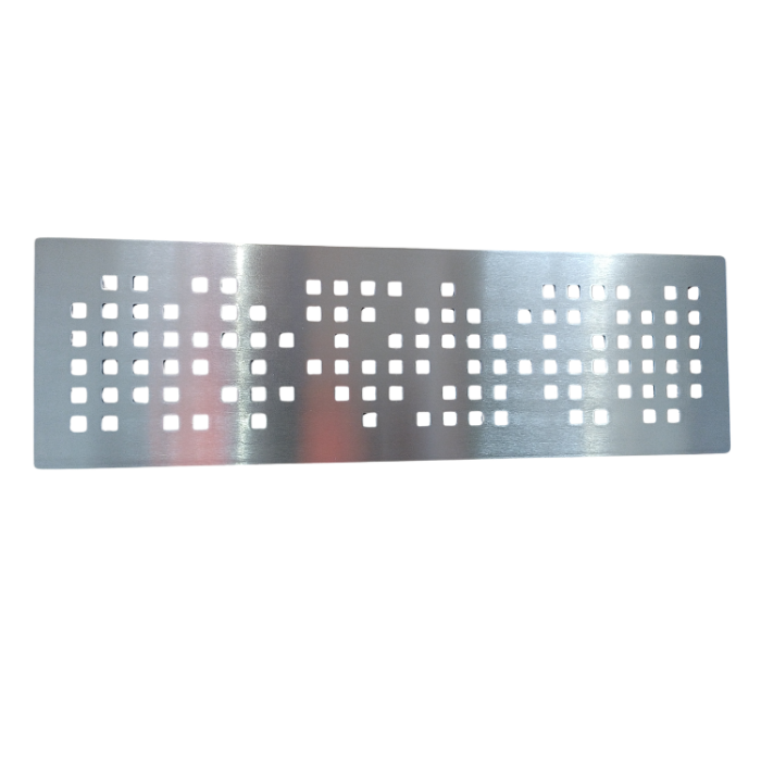 Grille rectangulaire pour bonde de douche