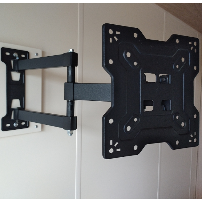Double bras TV  VESA 100 et 200  25 kg max