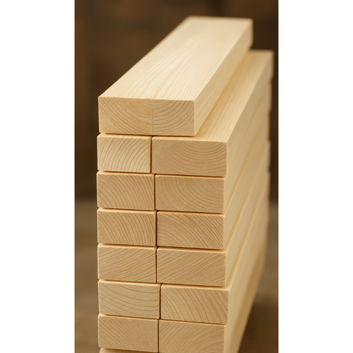 Tasseaux sapin brut 47 x 25