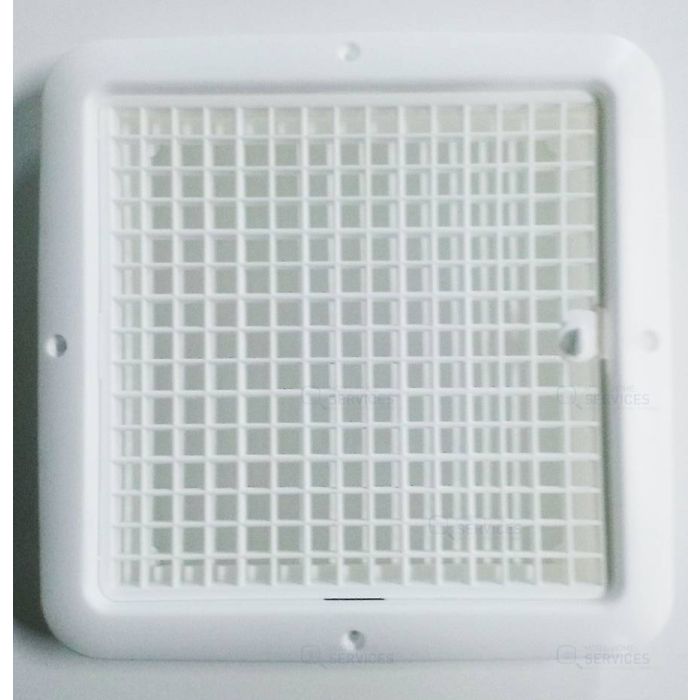 Grille de ventilation démontable