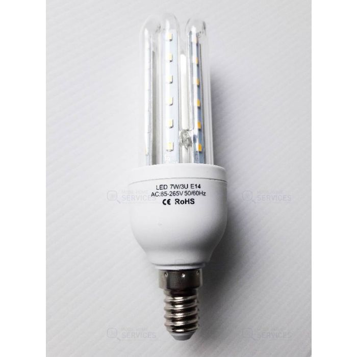 Ampoule LED 3U E14 7W 3500K