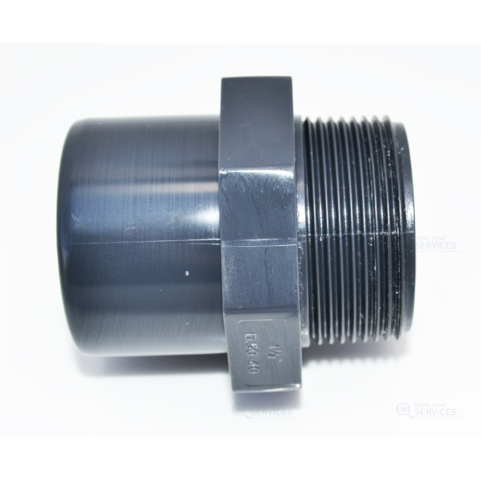 Raccord évacuation à vis M40/A Col. F40