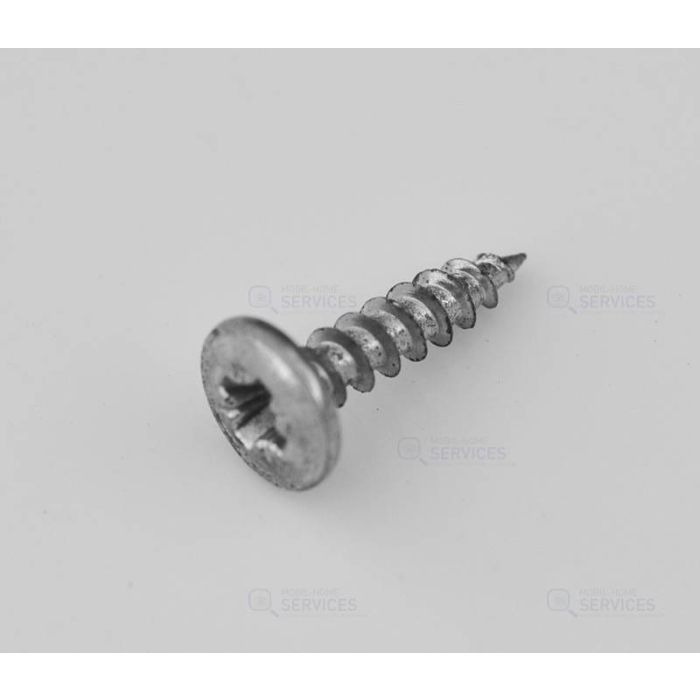 Vis VBA POELIER tête ronde large POZI 4X17 acier zing