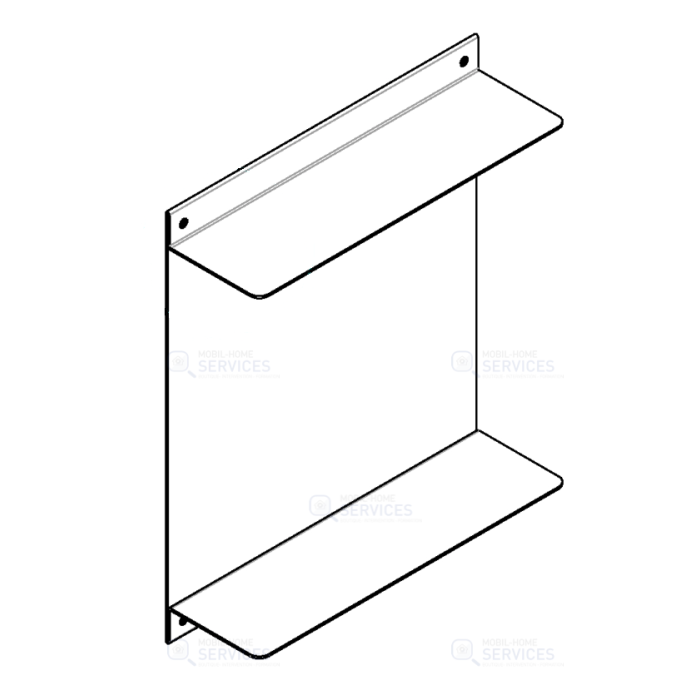 Etagère double