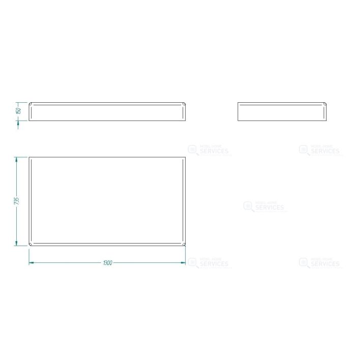 Housses coussins d'assise 1300x735x150