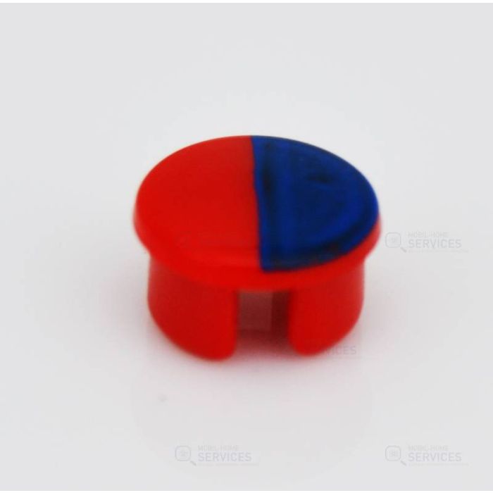 Cache vis Bleu/Rouge de diamètre 8 pour mitigeur