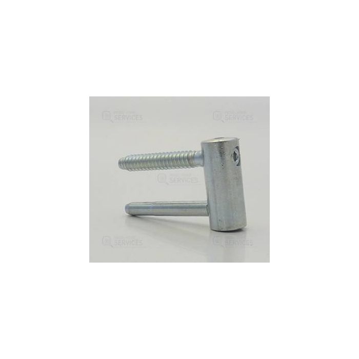 2D female plug zinc-plated
