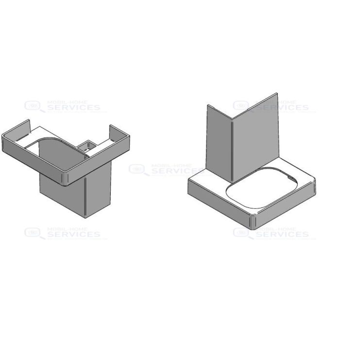 Capot de finition de profile d'angle gauche