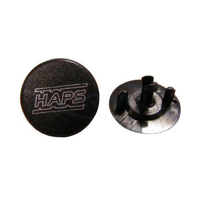 Tapa de plástico redonda negra Bisagra ajustable