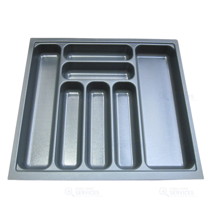 Range-couverts anthracite pour meuble de 600 mm