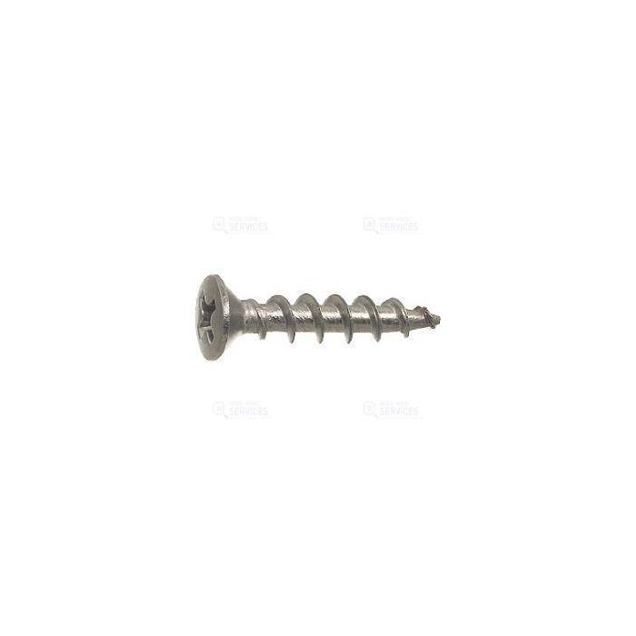 Vis PVC inox A2 - Tête fraisée bombée TFB PHILLIPS 4.3X25