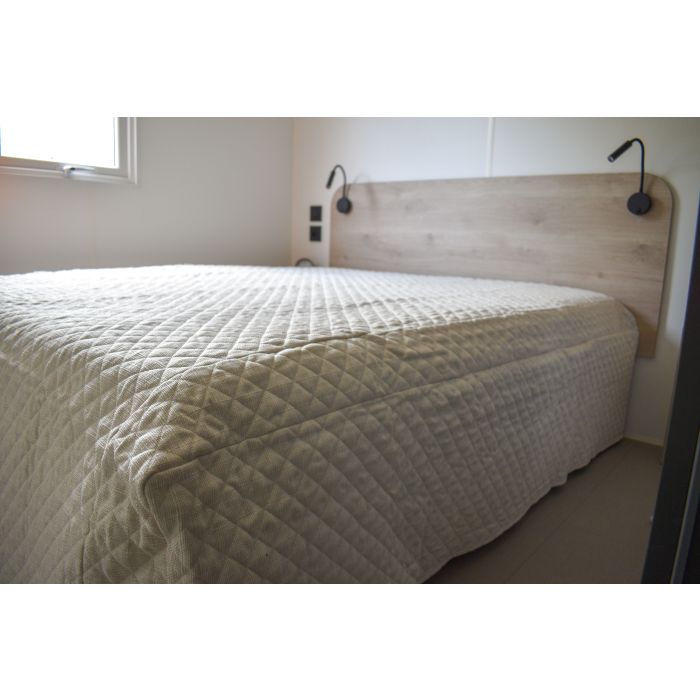 Dessus de lit 140x190 beige
