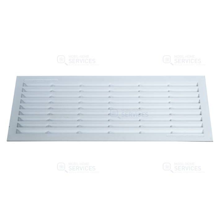 Grille aération rectangulaire blanche