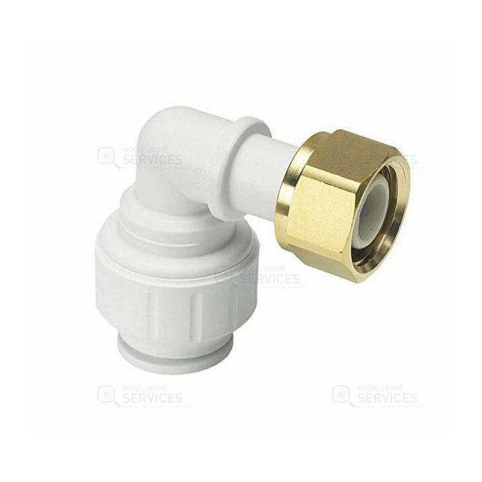 Equerre femelle écrou laiton Ø 15mm 1/2