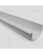 Gouttière PVC demi-lune blanche