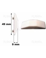 Gâche nylon CEG 0016 Blanc