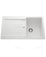 Evier 860 x 435 résine 1 cuve 1 égouttoir