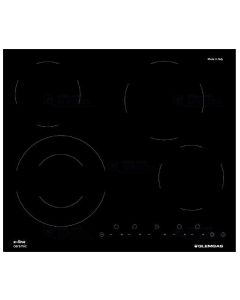 Table de cuisson vitrocéramique 4 feux sensitives 60 cm