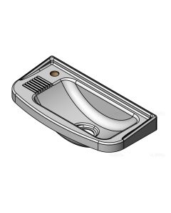 Thermoformed White Washbasin