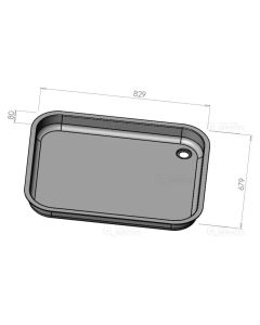 Renfort de bac à douche SUN ROLLER Modèle A Rectangulaire