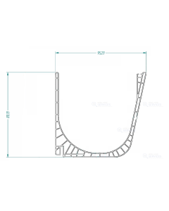 Gouttière PVC 3000mm