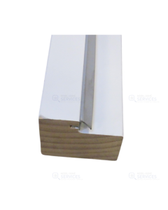 Profil encadrement de porte plat coté gond