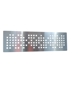 Grille rectangulaire pour bonde de douche