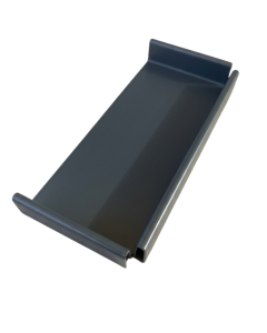 Embout de gouttière en aluminium 127 × 96 mm