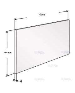 Crédence verre 170510 L760 x H300 x 4
