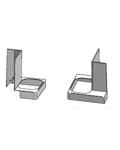 Capot de finition de profile d'angle droit
