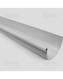 Gouttière PVC demi-lune blanche