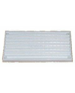 Aérateur intérieur plastique blanc dimension 167 X 90 mm