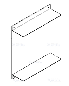 Etagère double