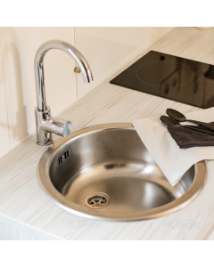 Evier inox ø435