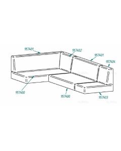 Jeu de housses coussins 155063