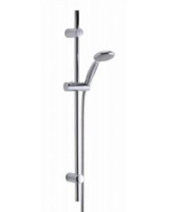 Ensemble barre de douche, pommeau et flexible