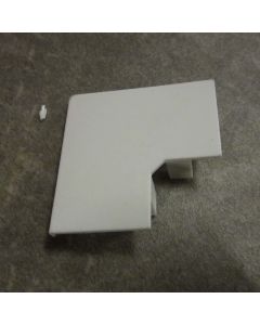 Cache angle PVC blanc