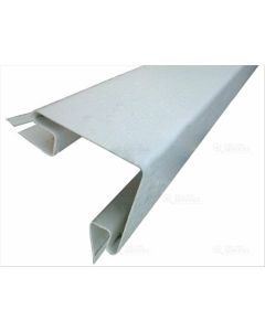 Profile angle de bardage - Blanc naturel
