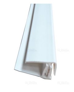 Profil de finition PVC Blanc Clipsable LG 2600