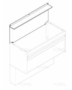 Crédence pour meuble sous vasque 898 x 100 x 399.5