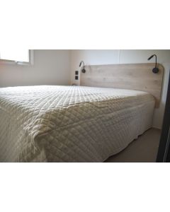 Dessus de lit 140x190 beige