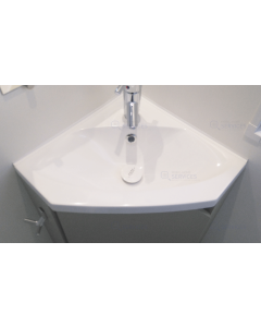 Lavabo d'angle blanc 430 x 430