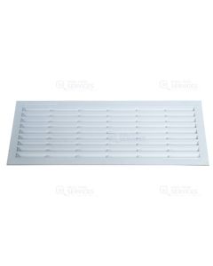 Grille aération rectangulaire blanche