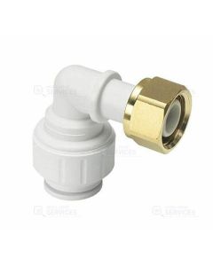 Equerre femelle écrou laiton Ø 15mm 1/2